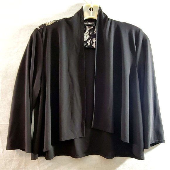 Michelle Lynn Black Swing Shrug (Small) - Picture 2 of 13